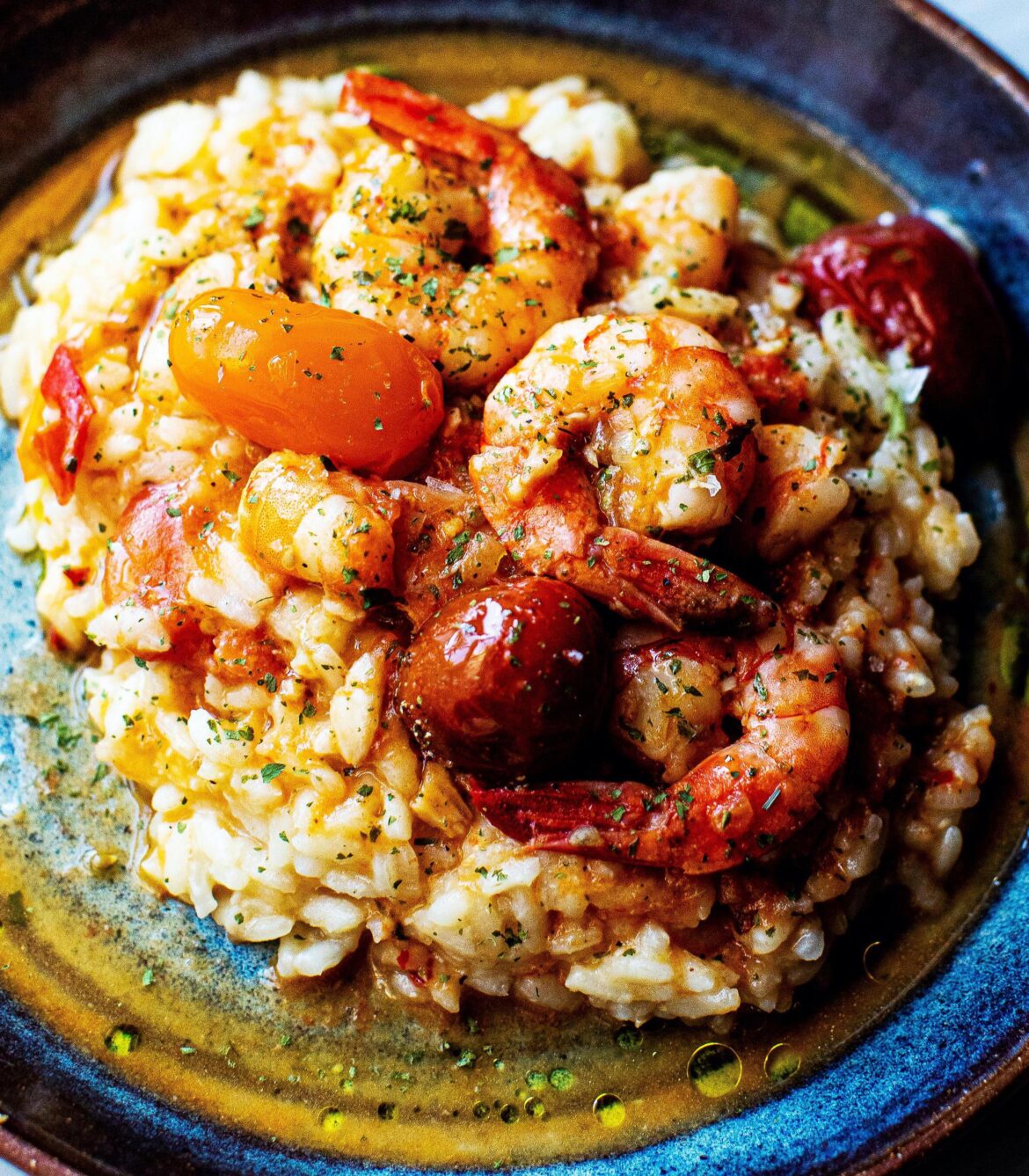 Spicy Shrimp Risotto