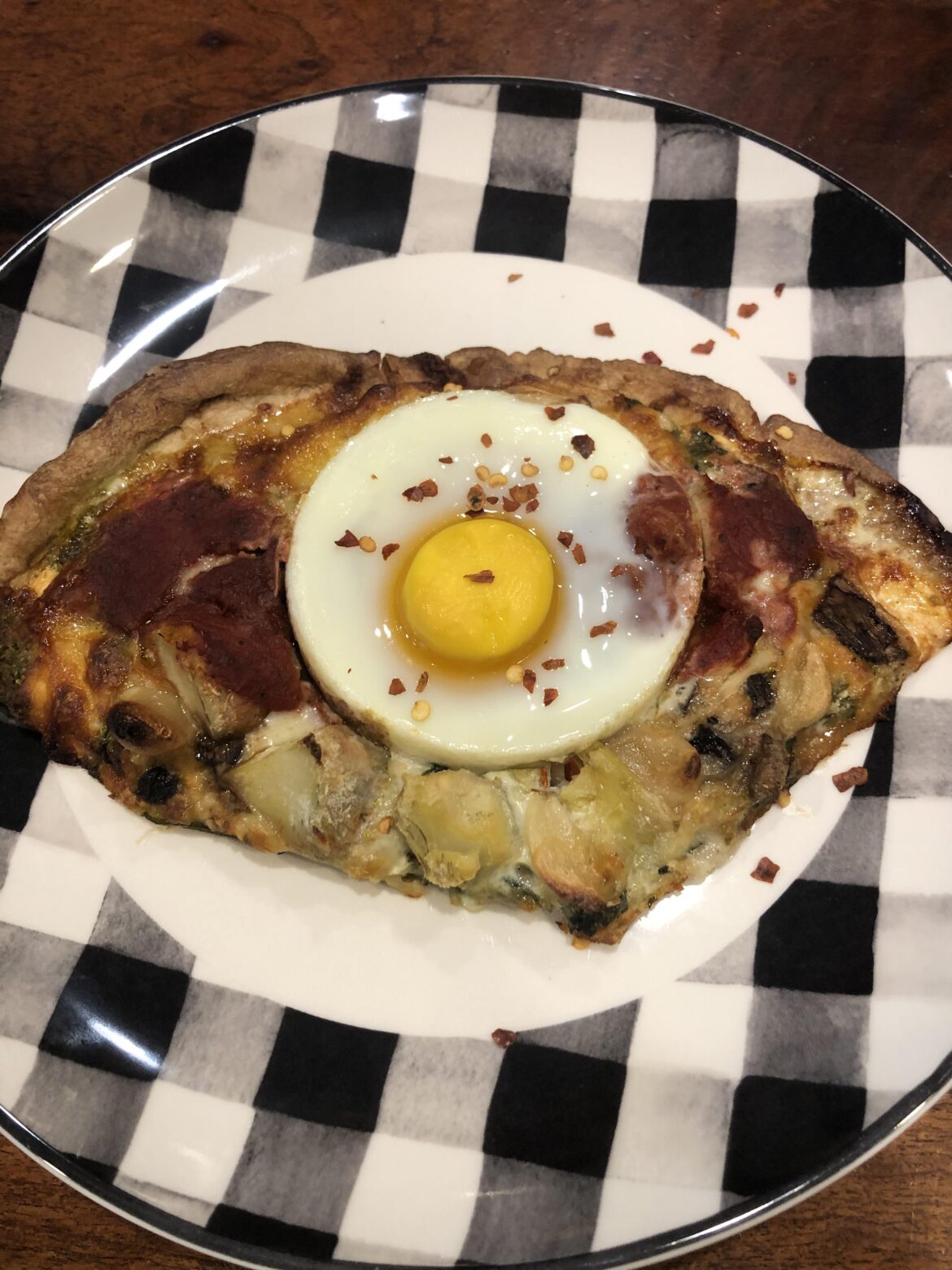 Leftover Pizza for Breakfast!