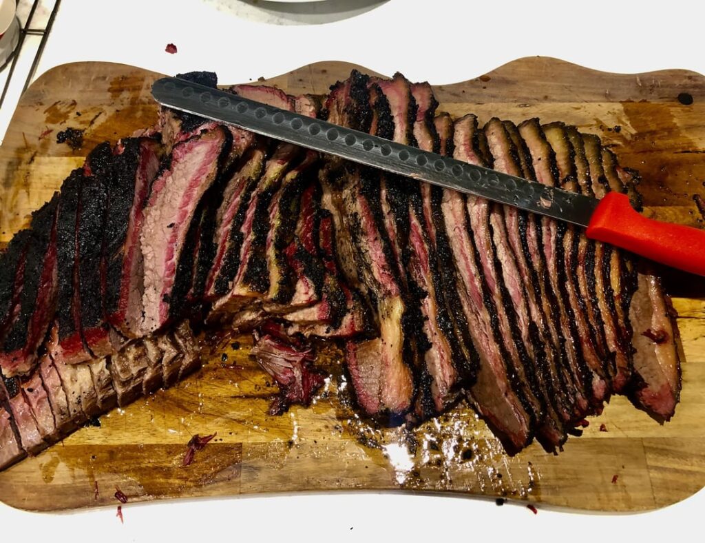 14lb Brisket on the Z Grill