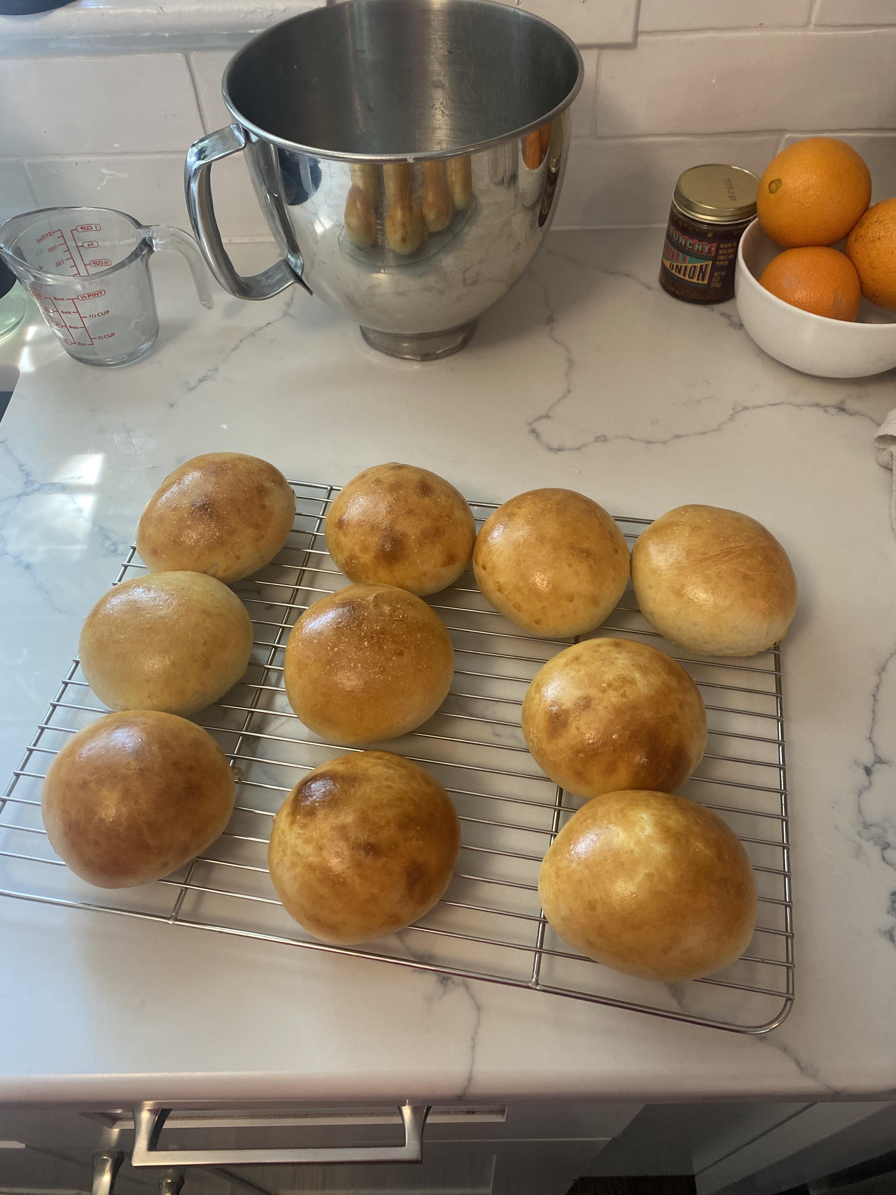 Buttermilk buns I made today Dining and Cooking