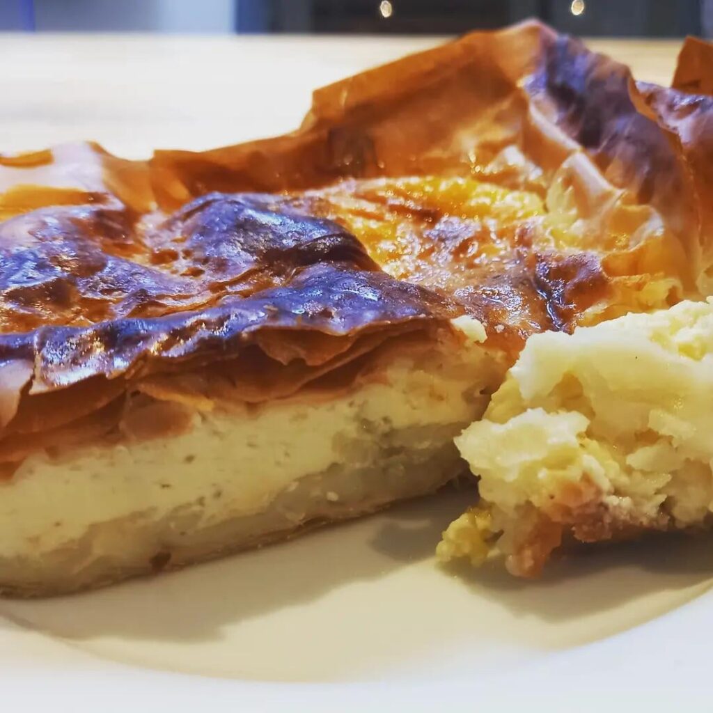 Homemade Galaktoboureko (Greek Custard Cake)