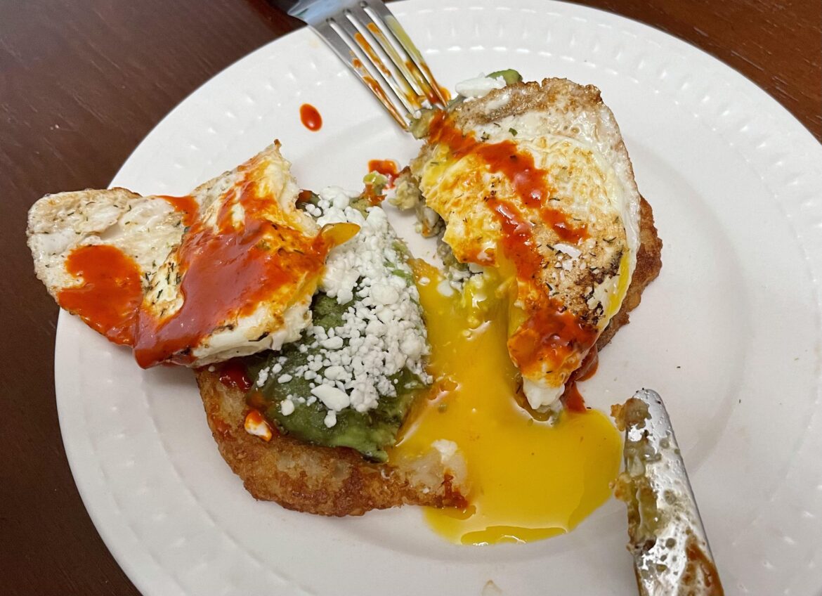 Avo toast is out. Avo hash browns are in.