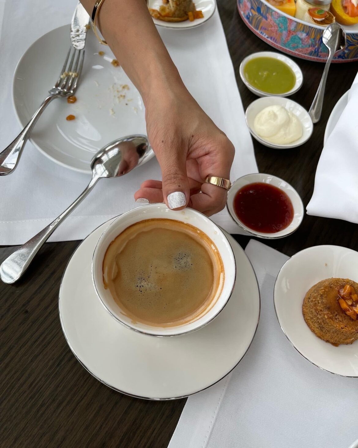 Americano. An afternoon tea at Grand Hyatt Kuala Lumpur Malaysia