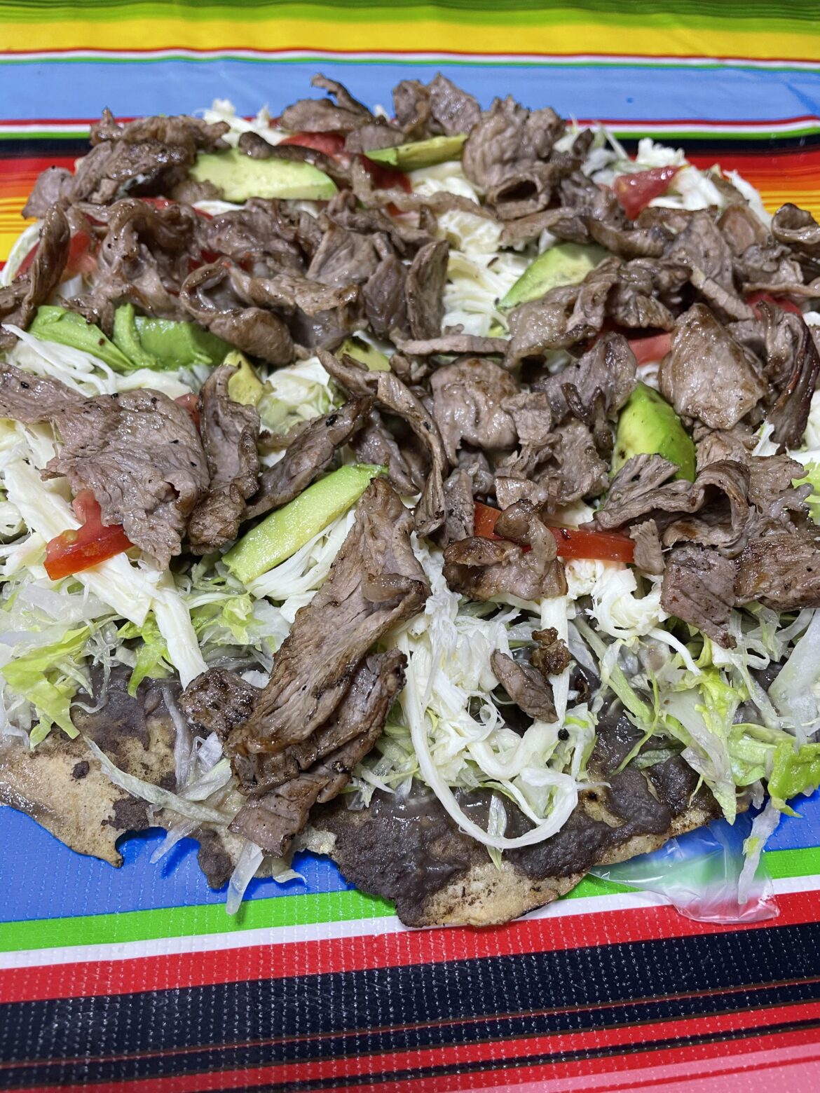 Carne Tlayuda in Mexico City. Been thinking about this at least once a week since I’ve had it