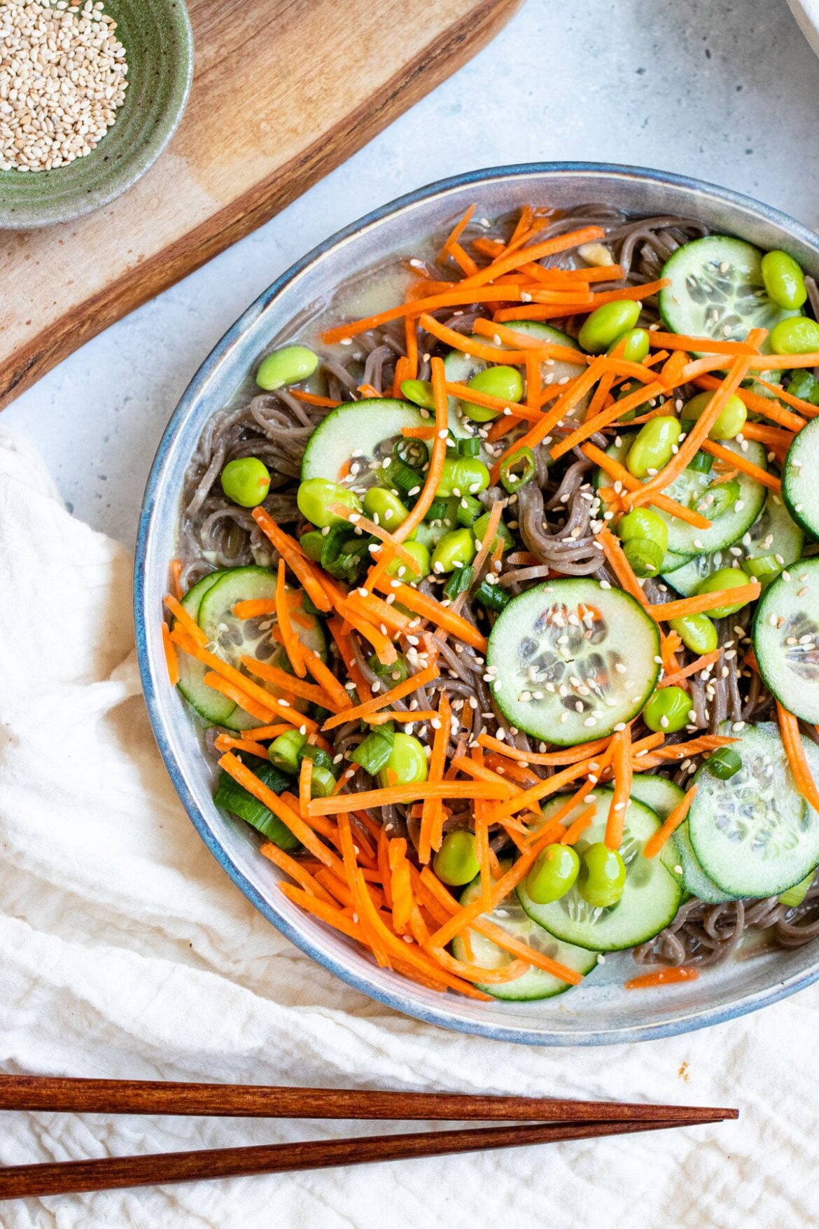 Miso Sesame Soba Noodles