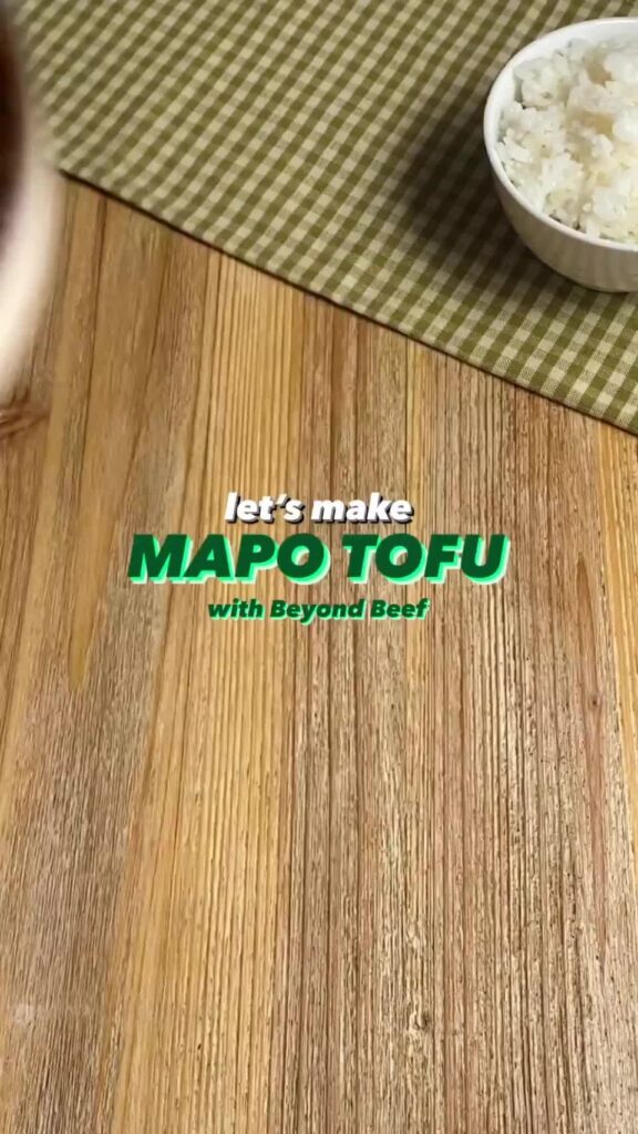 Mapo Tofu with Beyond Beef