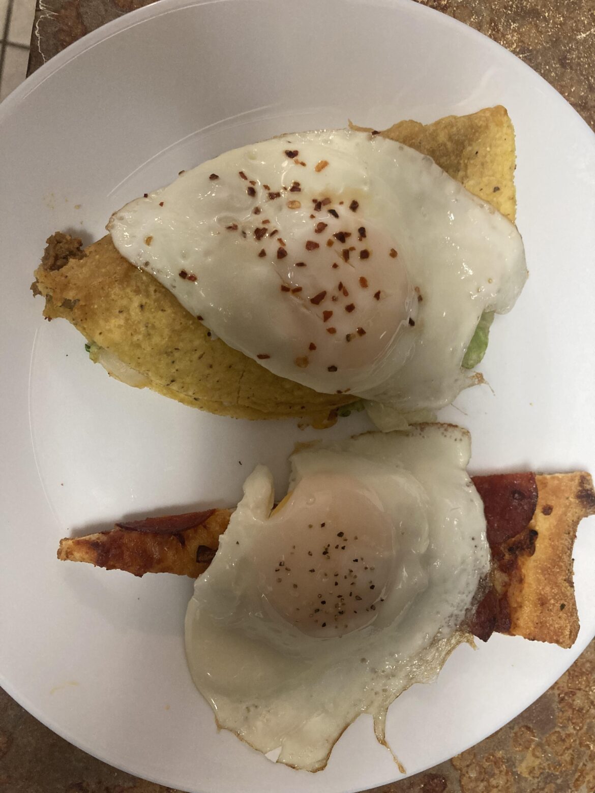 Day Old Taco Bell and Dominos. Breakfast Of Champions!