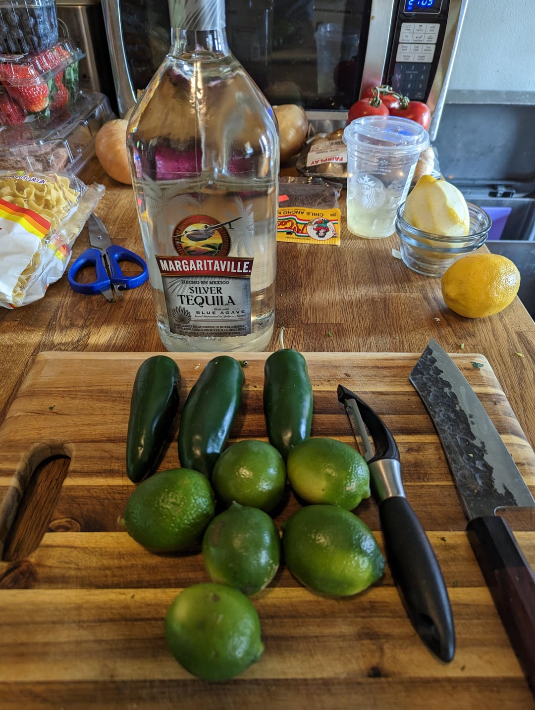 Jalapeno Lime Infused Tequila Dining and Cooking