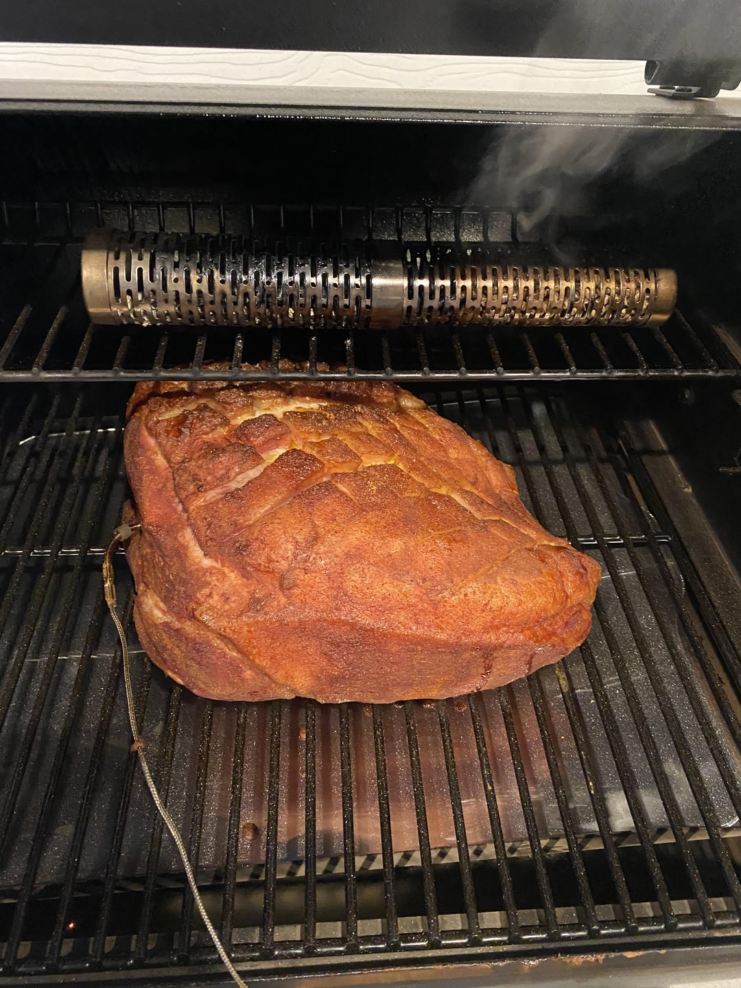 Doing my first long cook. 10 pound pork shoulder Dining and Cooking