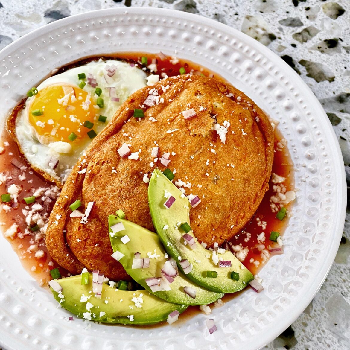 Chile Relleno with A Fried Egg