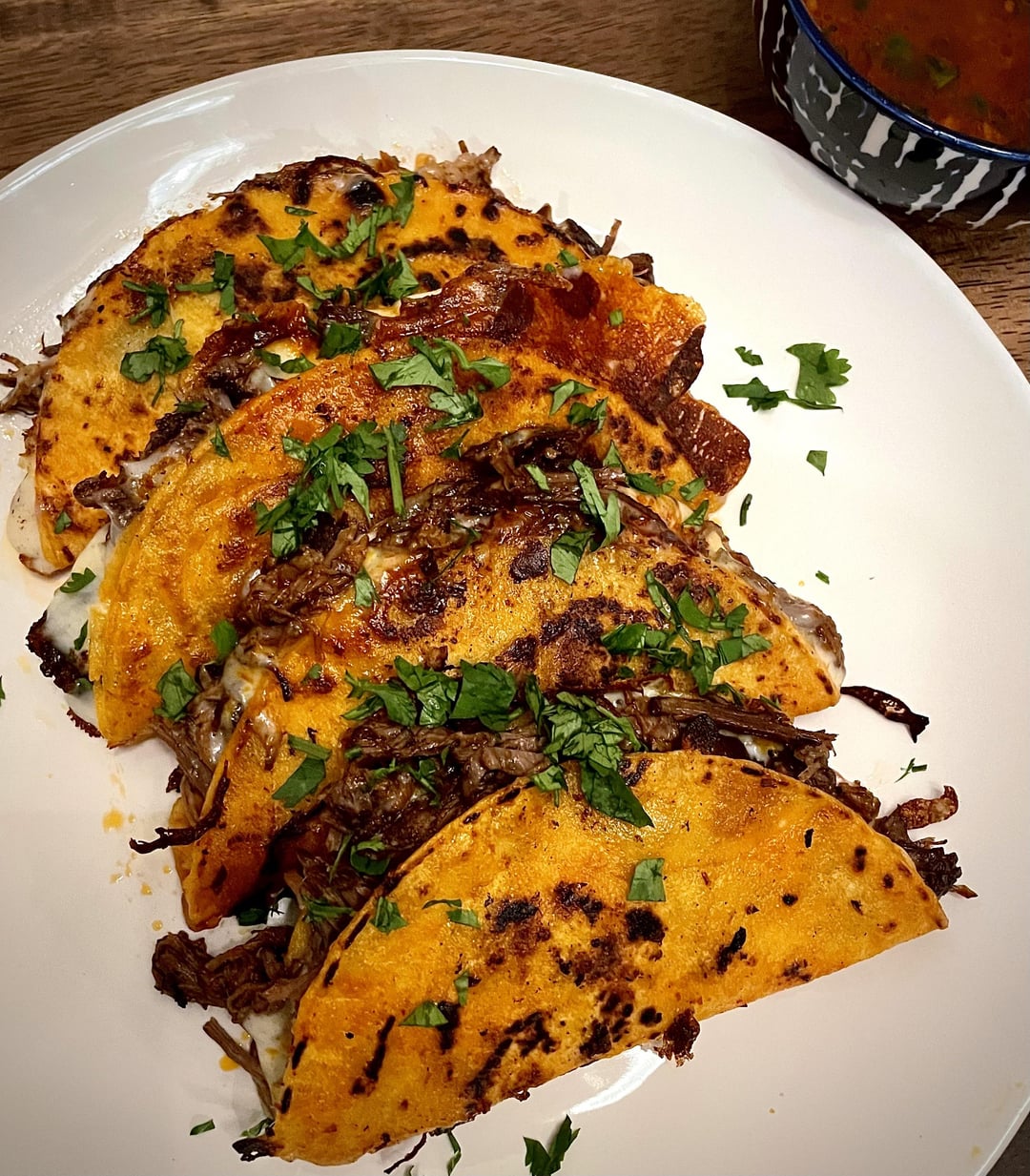 [homemade] Birria Tacos Dining and Cooking