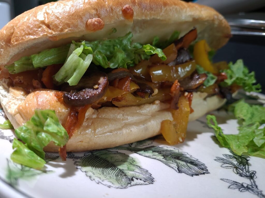Roasted vegtable sub