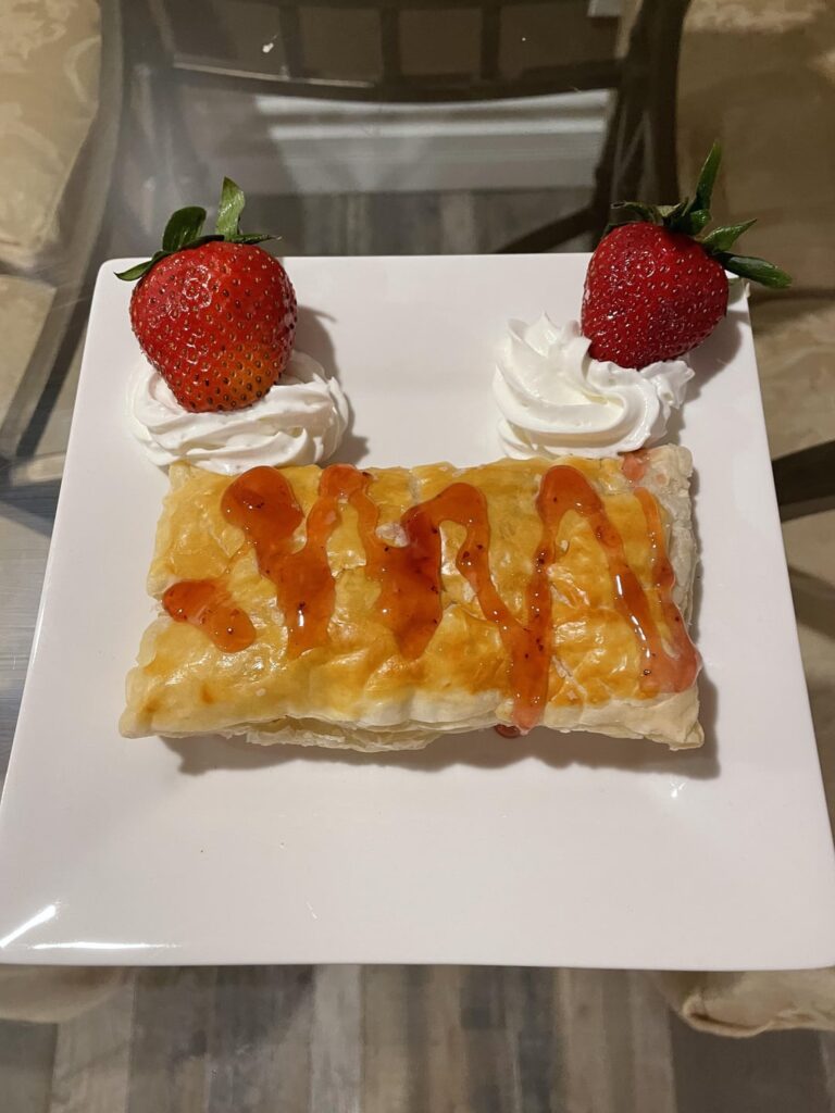 Strawberry pastries