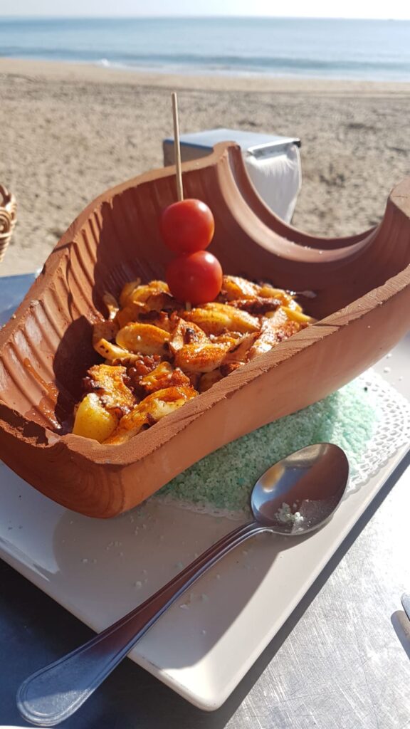 Tomatoes served on trash