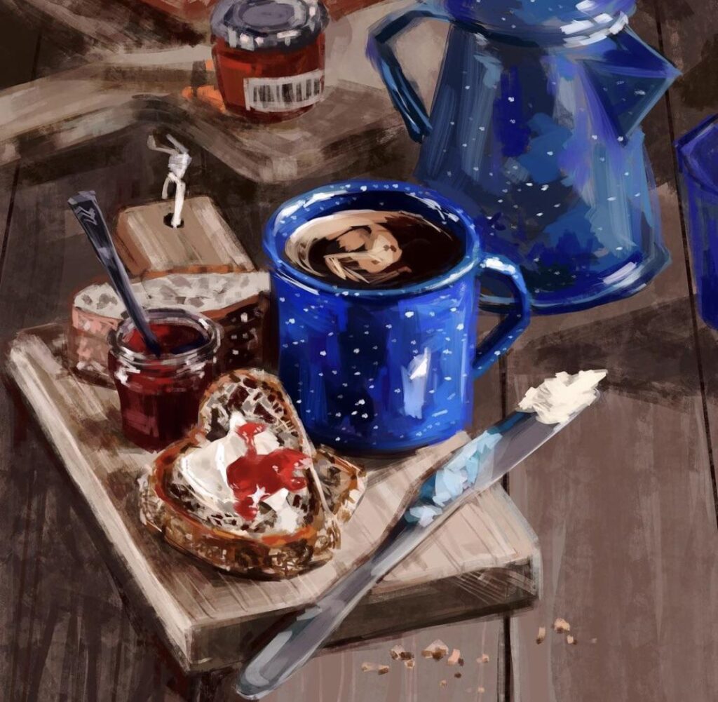 Coffee and Breakfast Still Life Study!