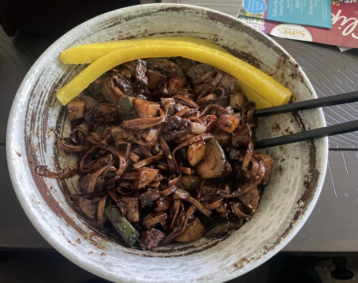 (I made) Jjajangmyeon!