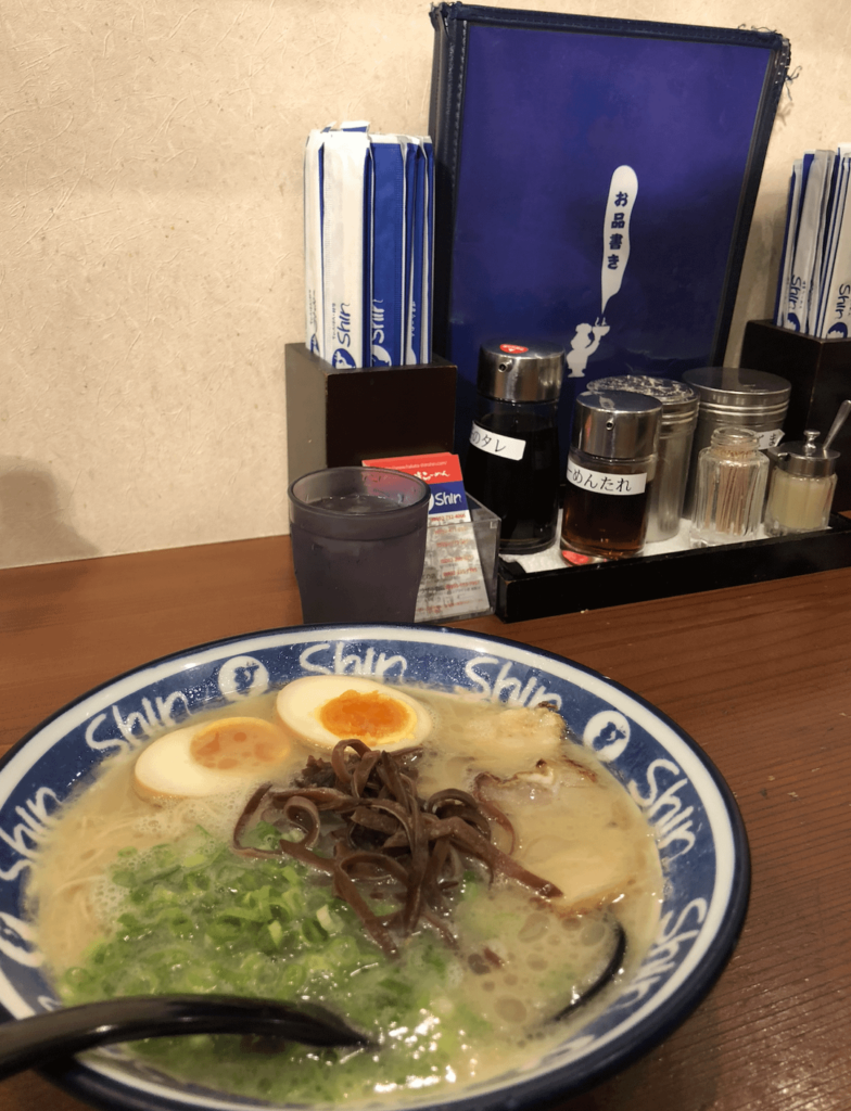 fukuoka ramen from shin shin restaurant 😋
