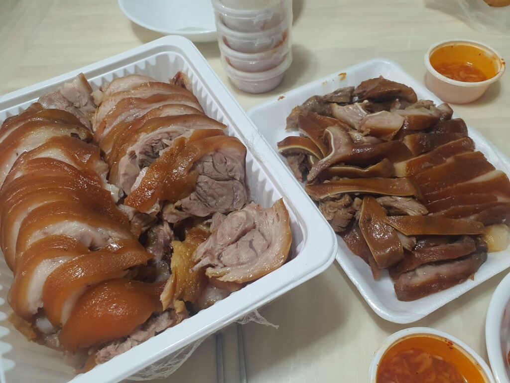 족발 from 원당 market in Ilsan