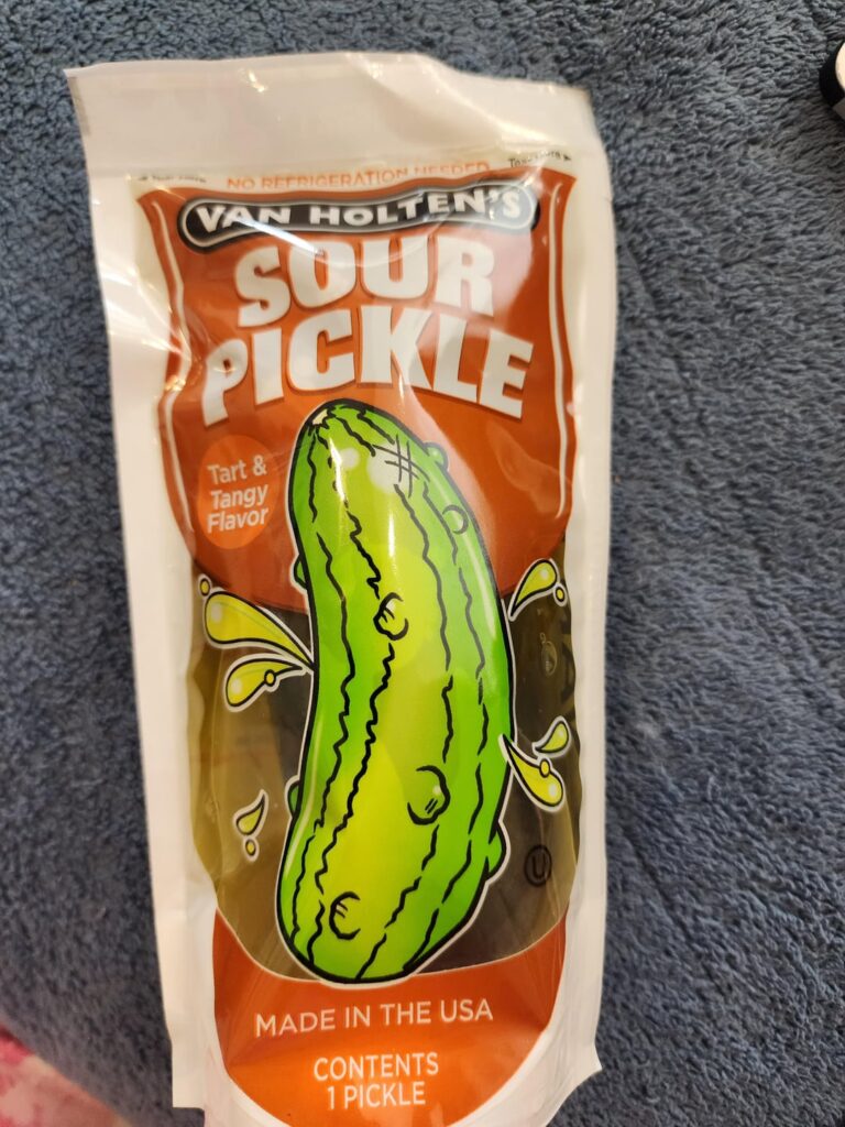 The calories in this giant pickle