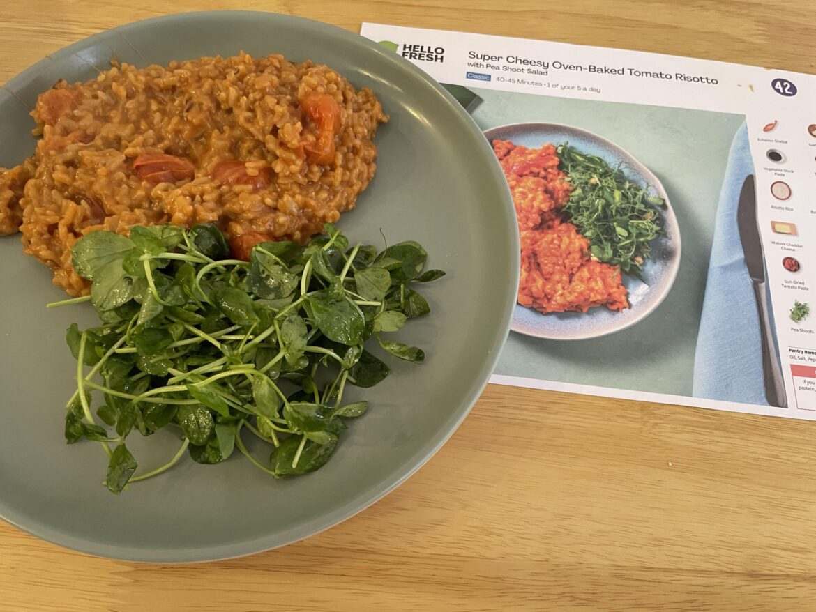 Super Cheesy Oven Baked Tomato Risotto