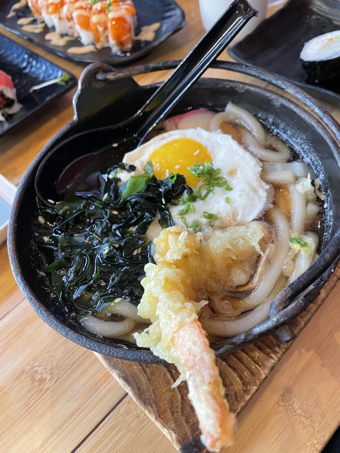 Nabeyaki Udon with a beautiful egg