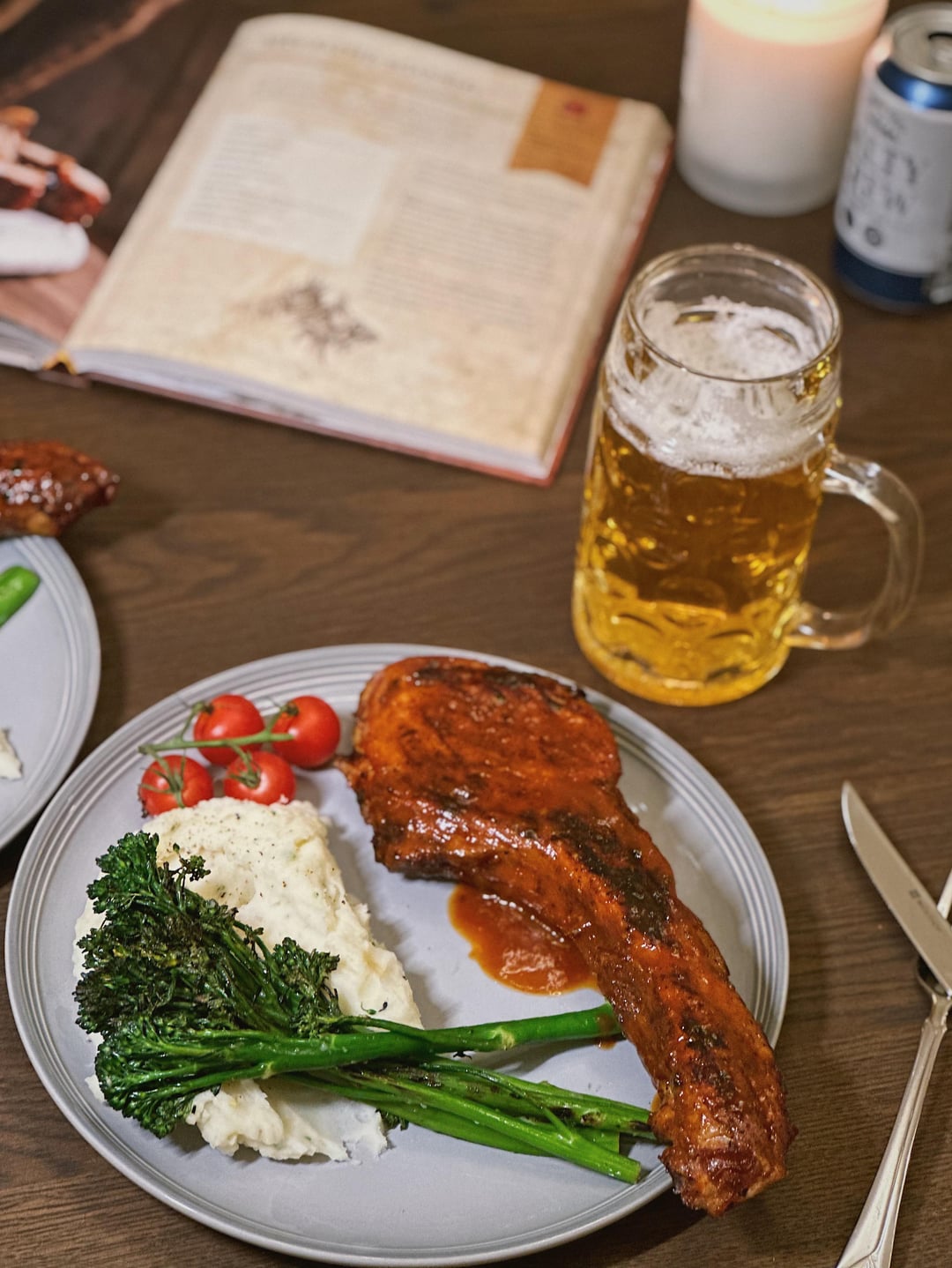 BeerBasted “Boar” Rib Dining and Cooking