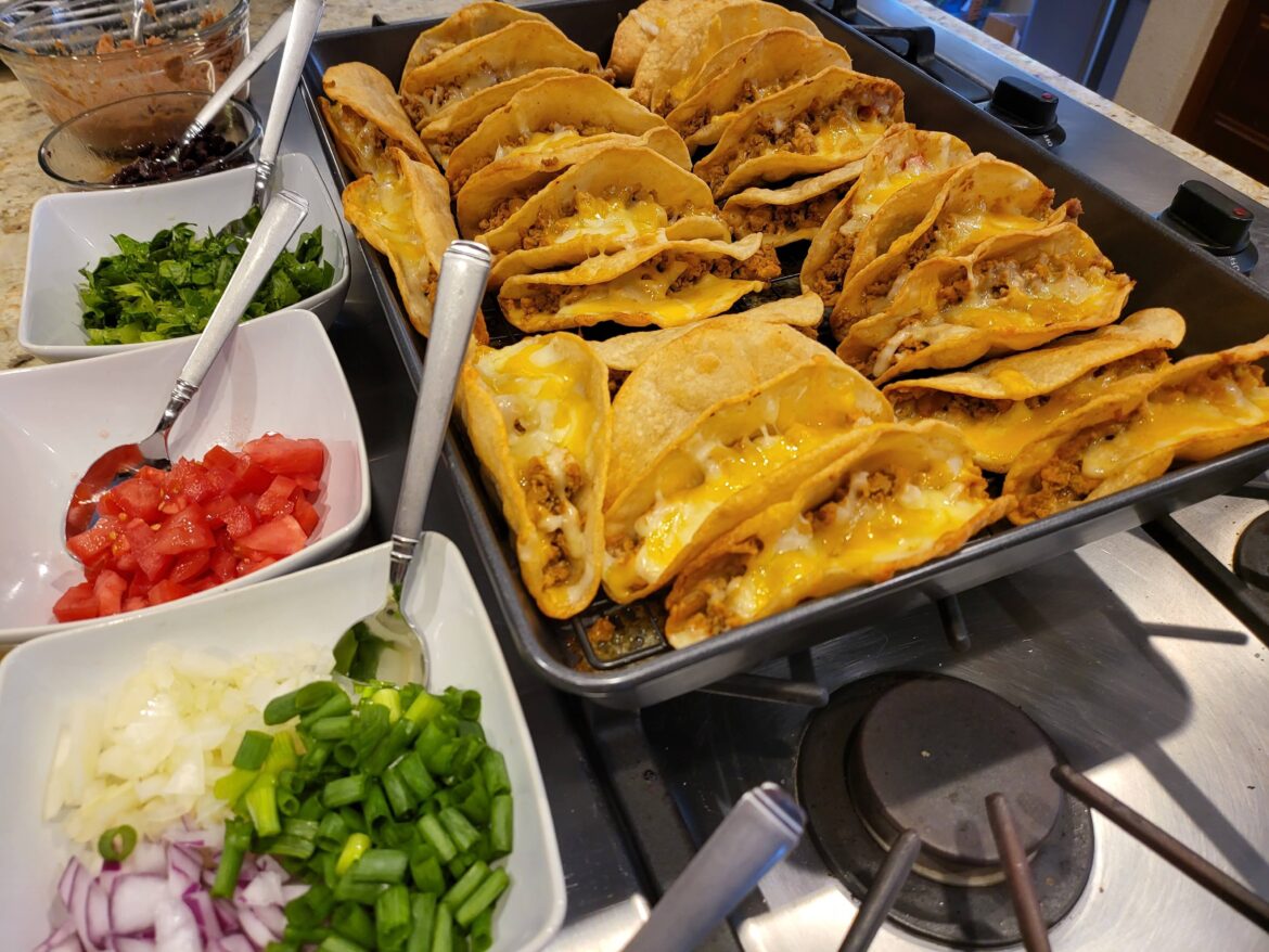 Taco Bar with Handmade Shells