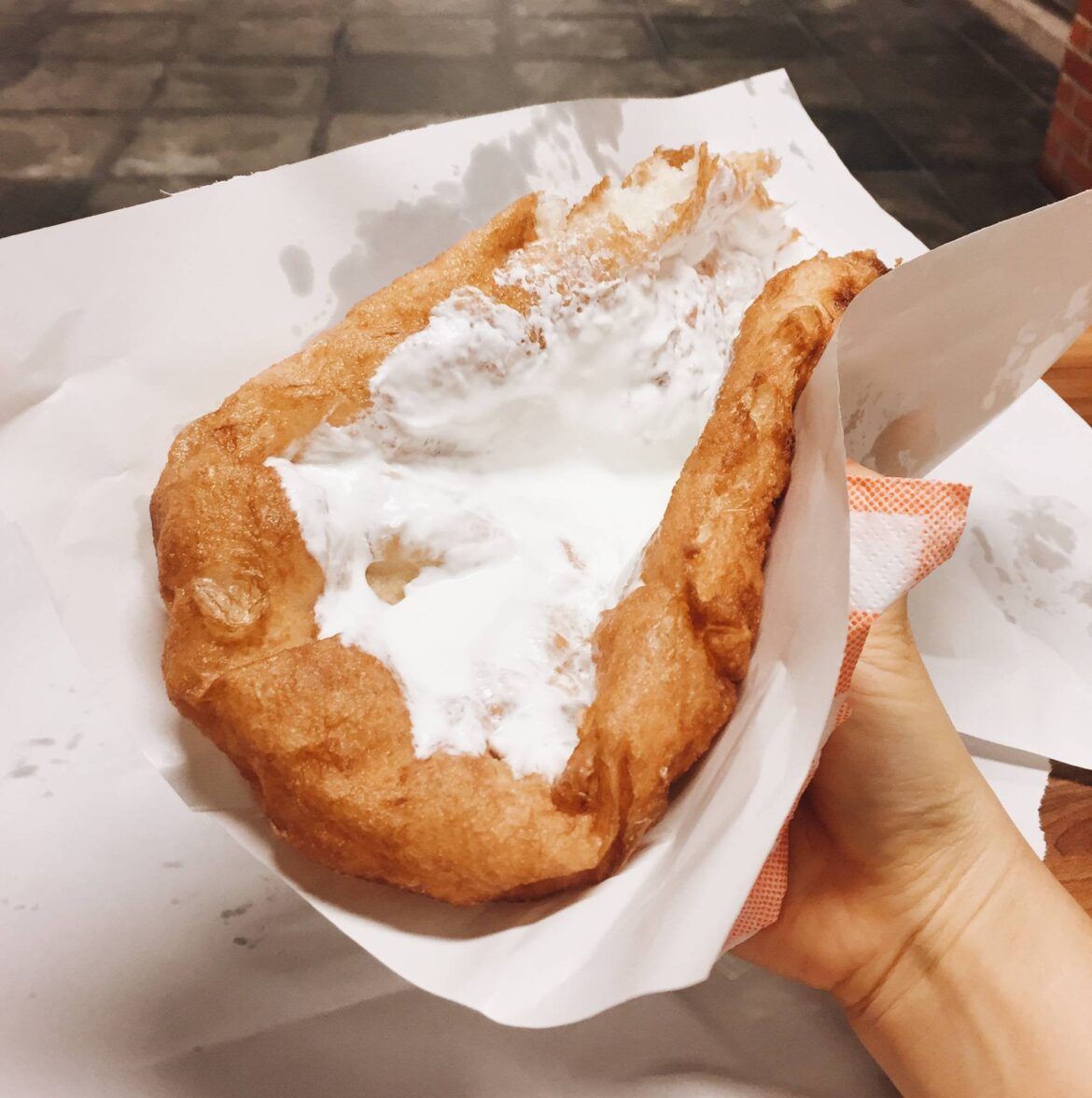 When I googled street food in Budapest, Langos was the first result. Langos it is!