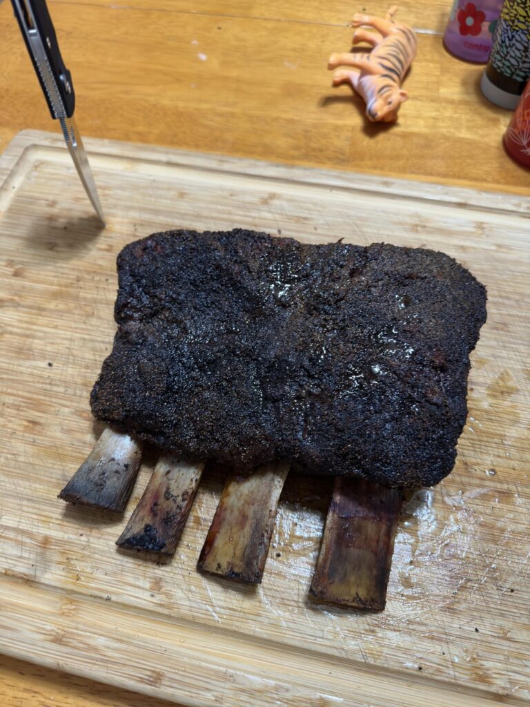 Smoked some beef chuck ribs