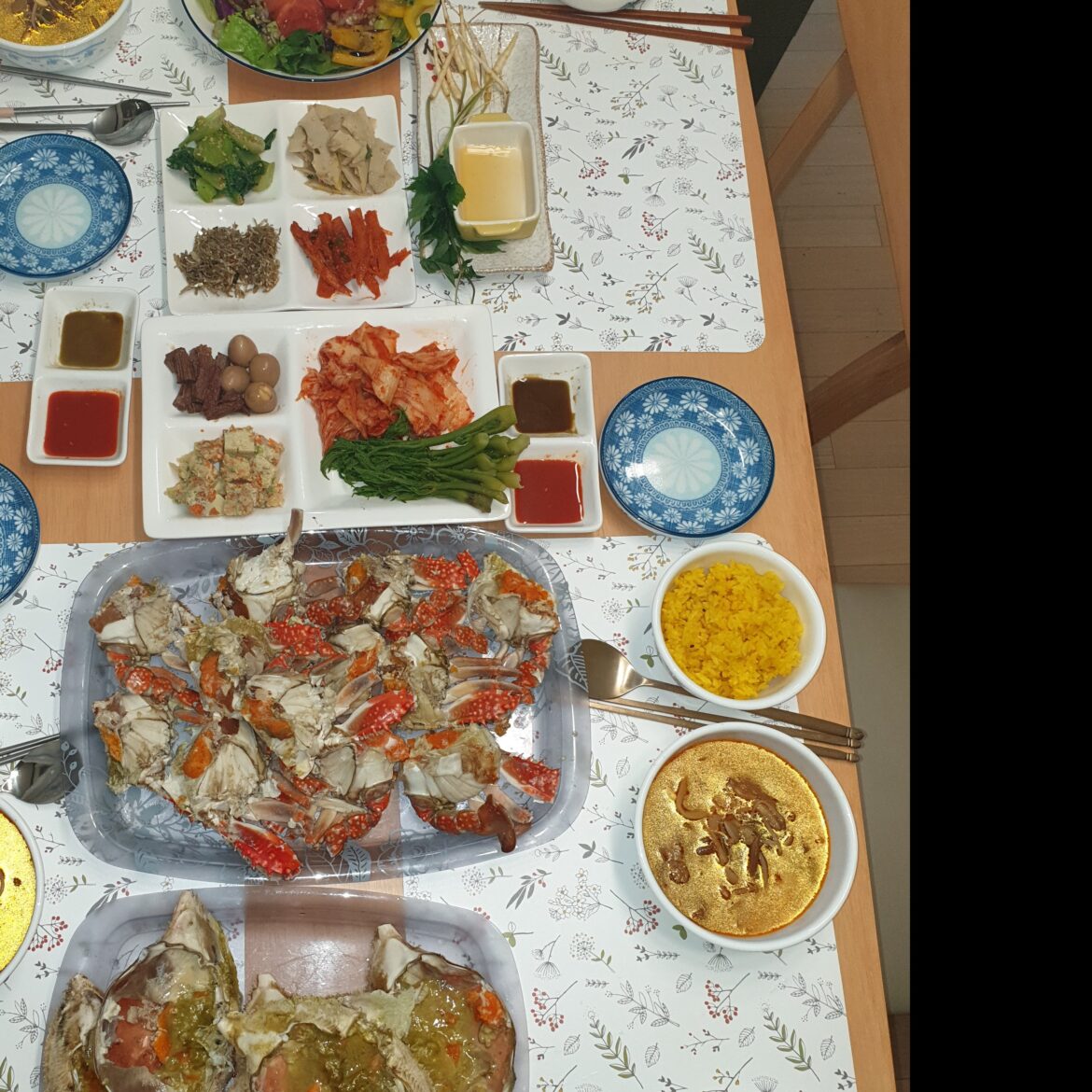 Korean home-style steamed crab