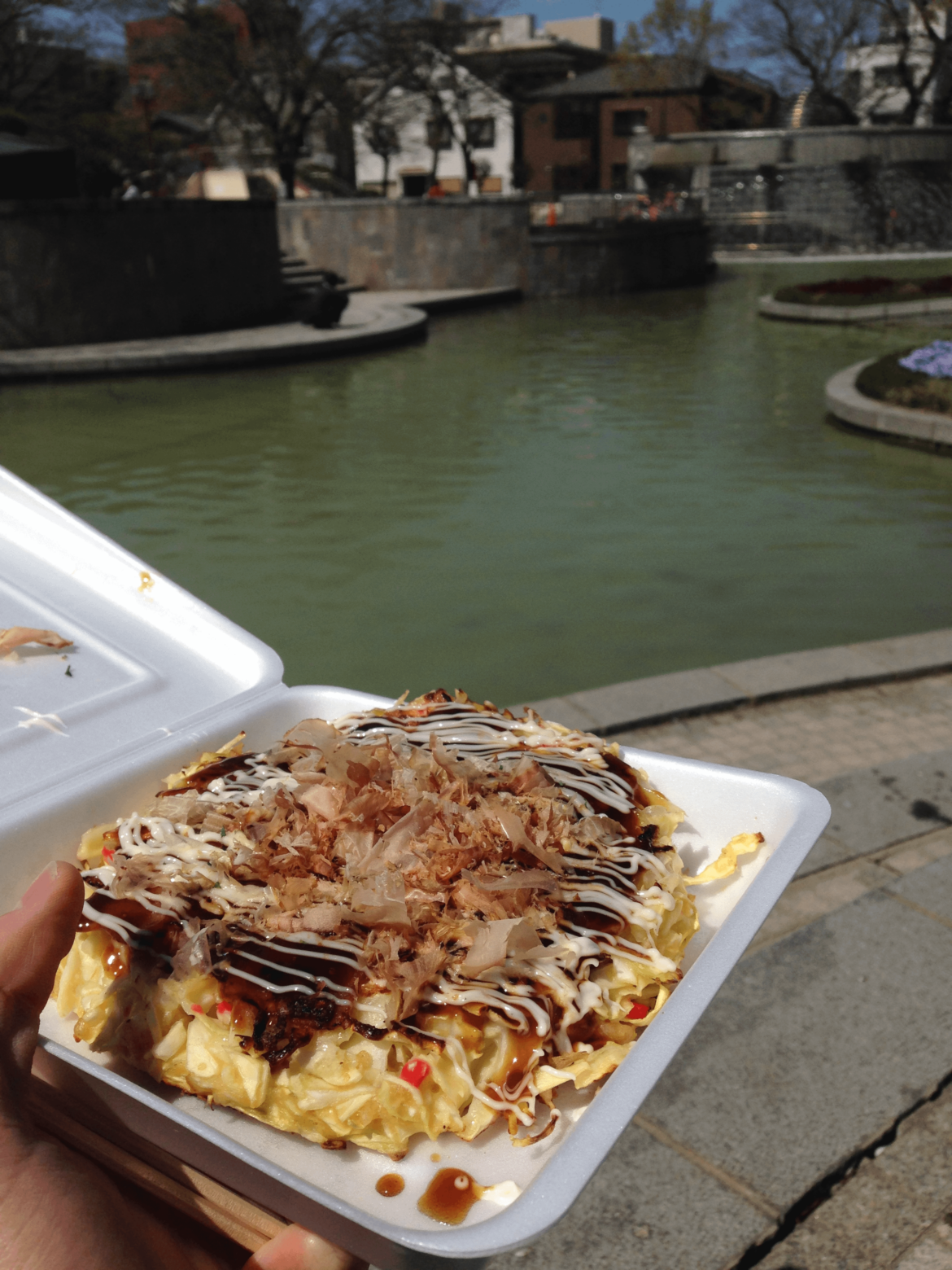 Okonomiyaki - Osaka, Japan