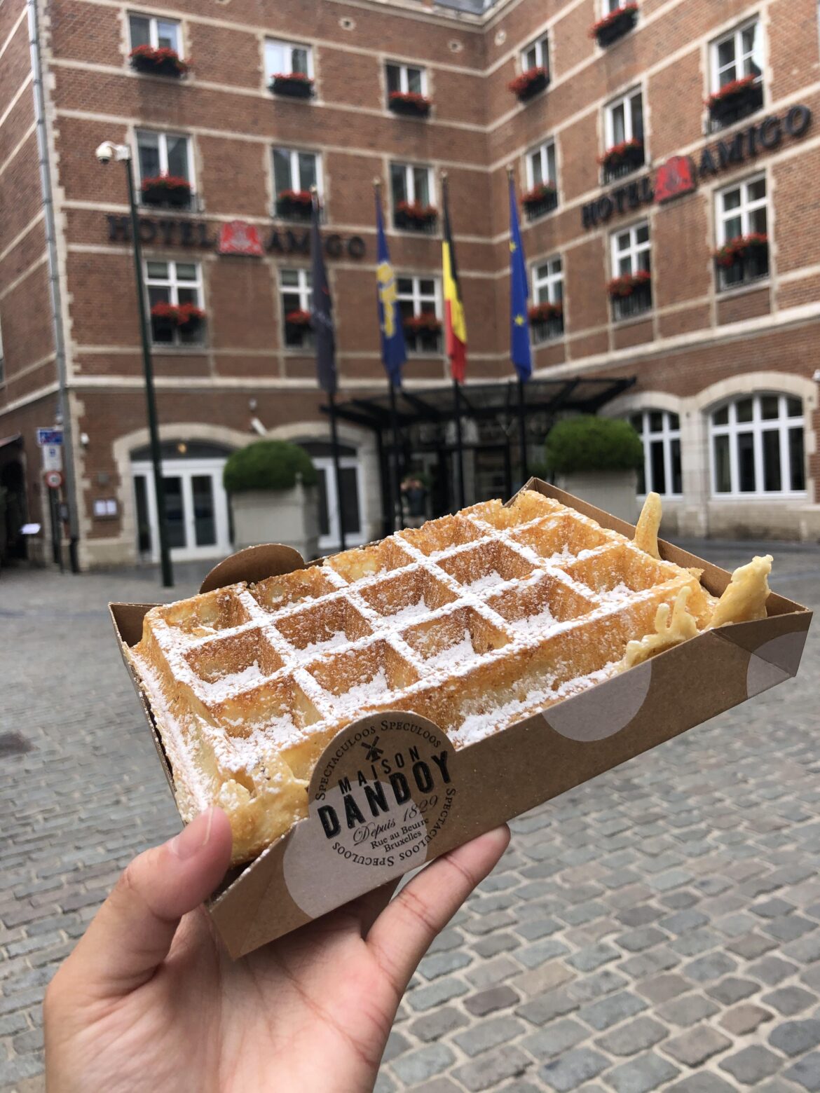 belgian waffle in brussels!