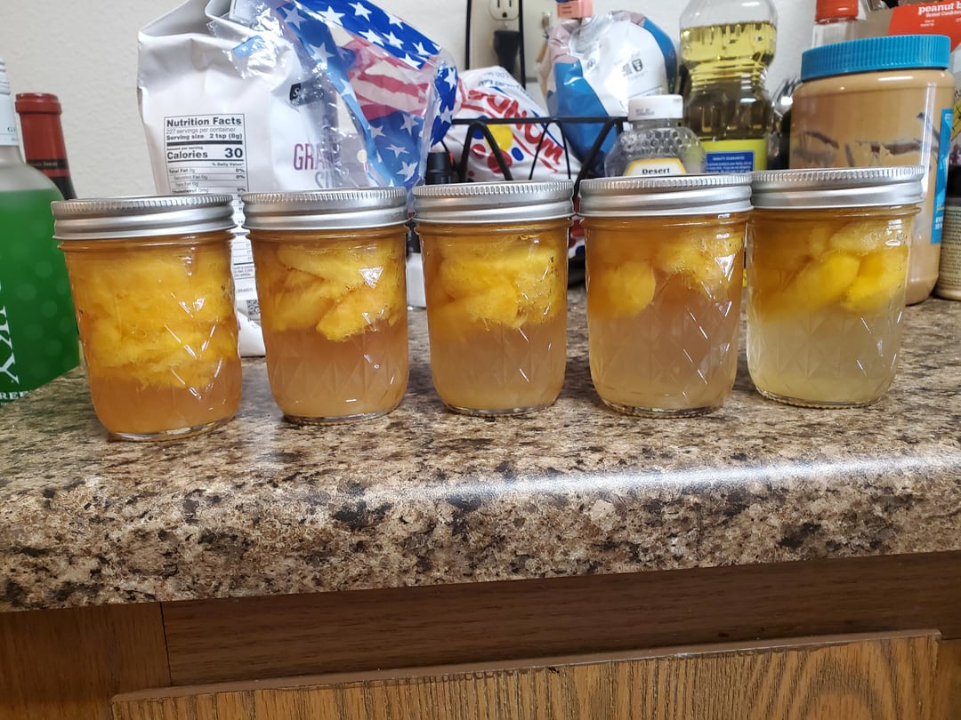 First time canning peaches, are a lot of bubbles after they're done