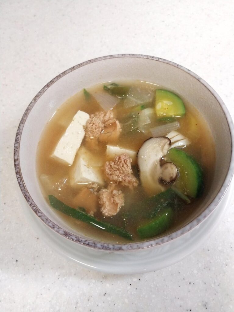 Cod roe Squash Doobu JJigae