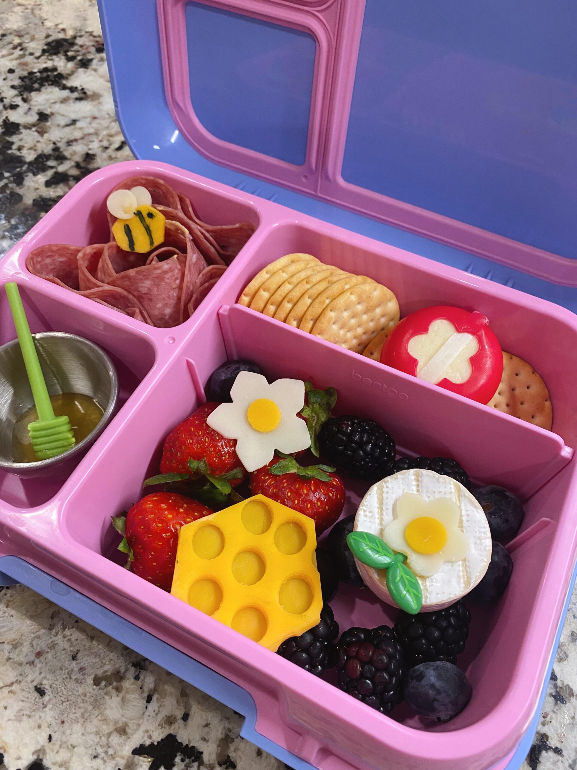 Charcuterie Bento for my 4 year old Dining and Cooking