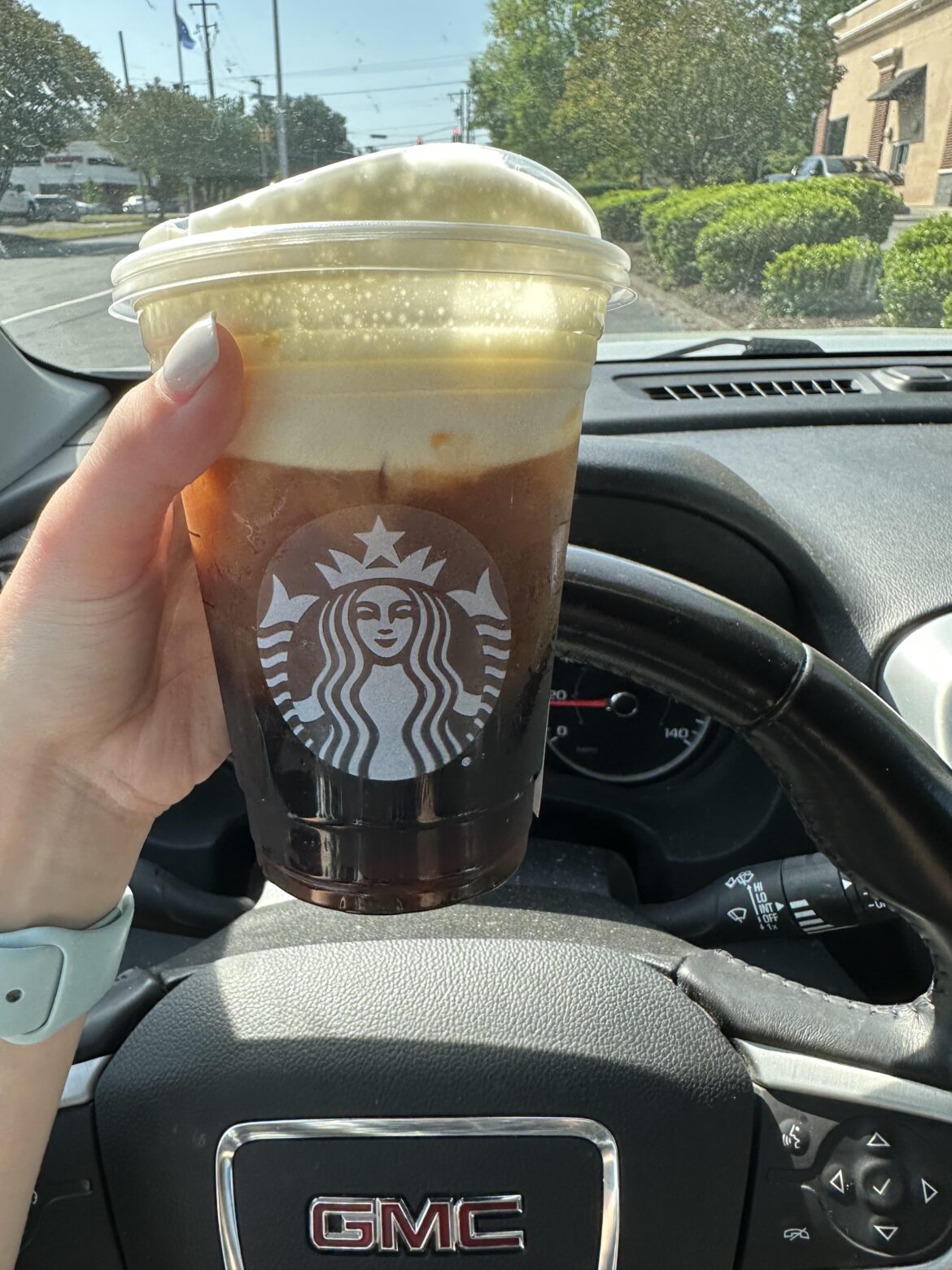 Daily coffee - salted caramel cream cold brew