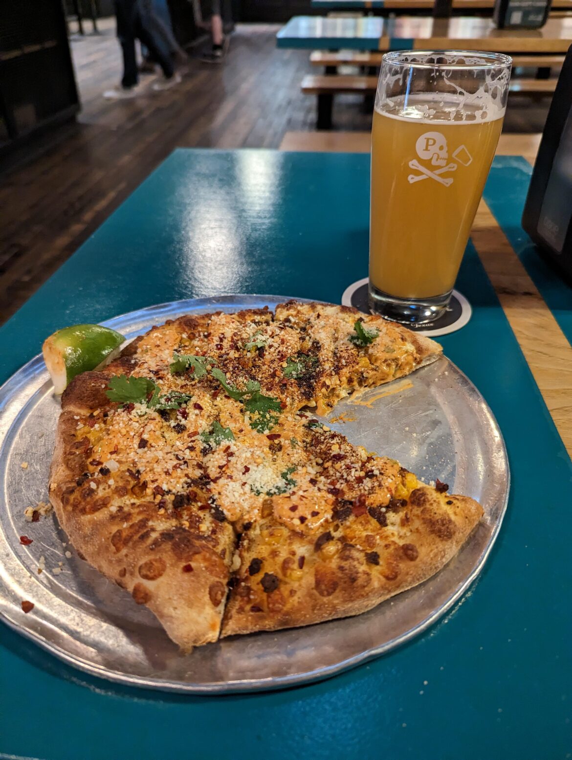 Stopped at the Pinthouse on South Lamar for dinner.