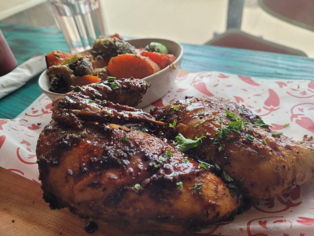 Was given this vertical slice of a tree for my peri-peri chicken