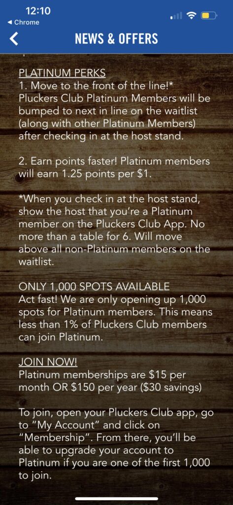 Pluckers subscription service