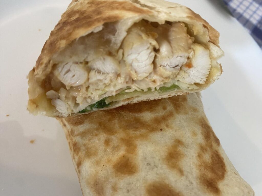Today I made my first dish, it's this really simple but soo good chicken burrito!