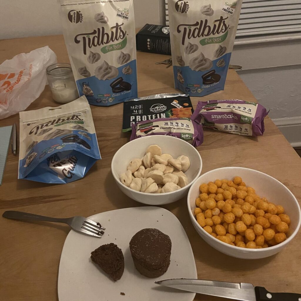 Low calorie junk food