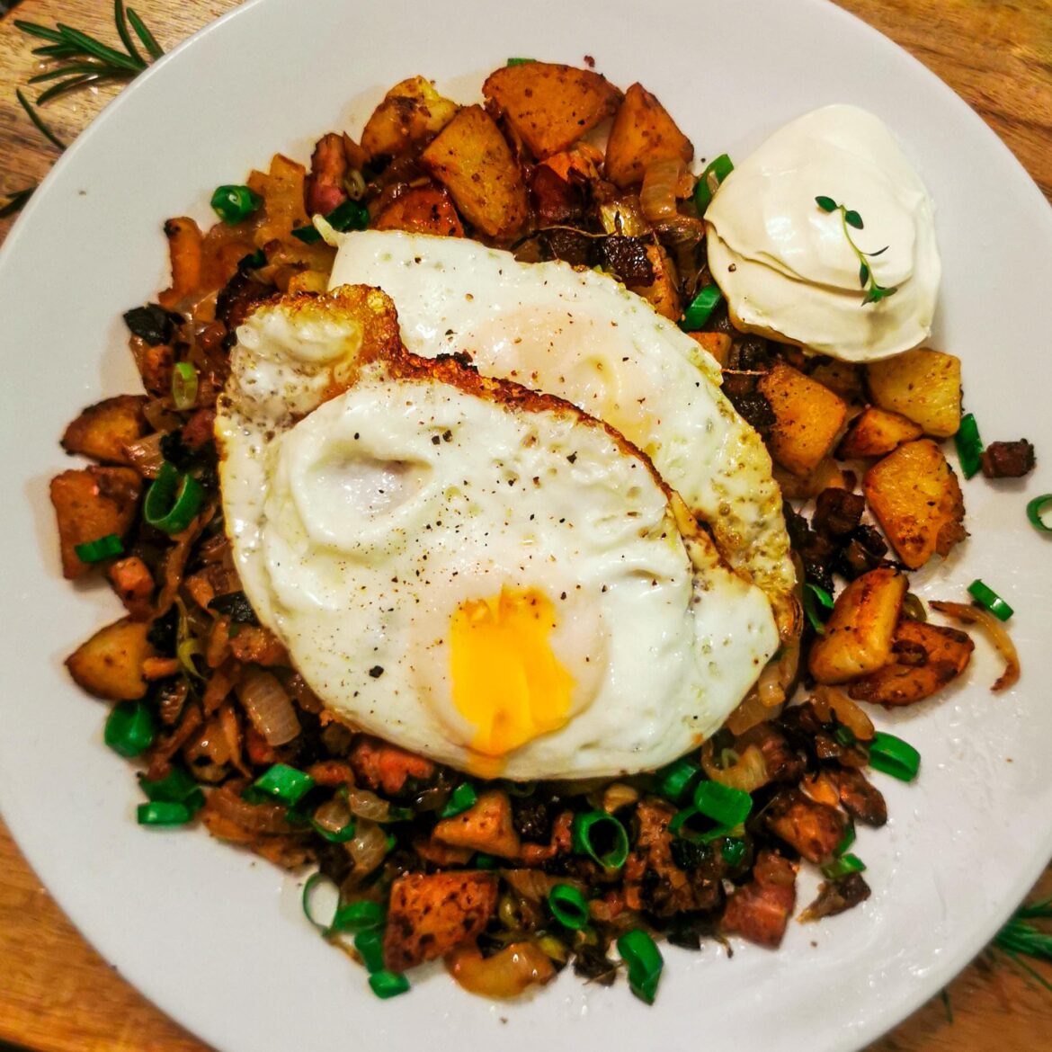 Bratkartoffeln (German pan-fried potatoes)