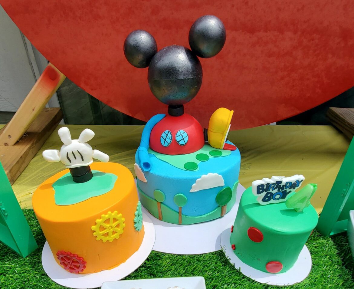 Mickey mouse clubhouse birthday cake for my son