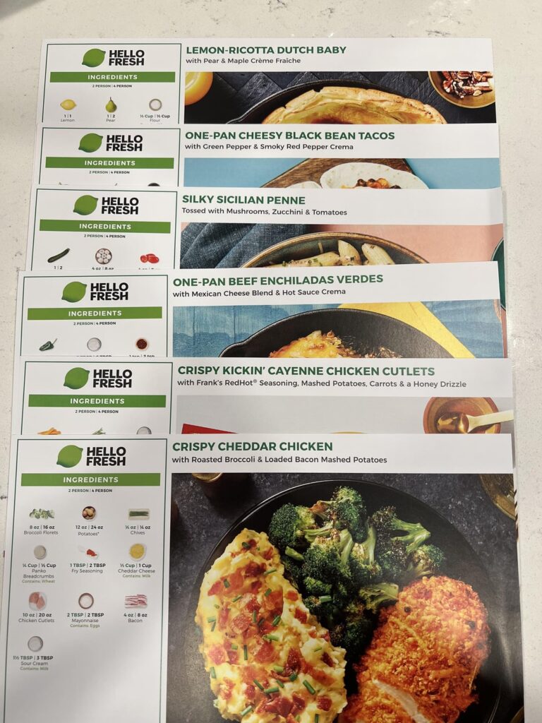 My meal line up for the week, one breakfast and 6 dinners in total 🤙🏼 no recipe card for the juicy burger pack