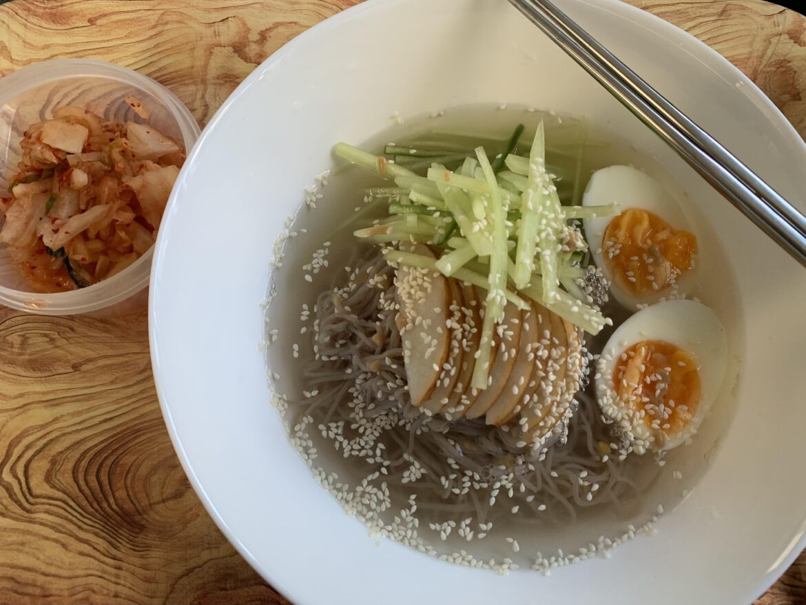 Mul Naengmyeon I made a few weeks ago