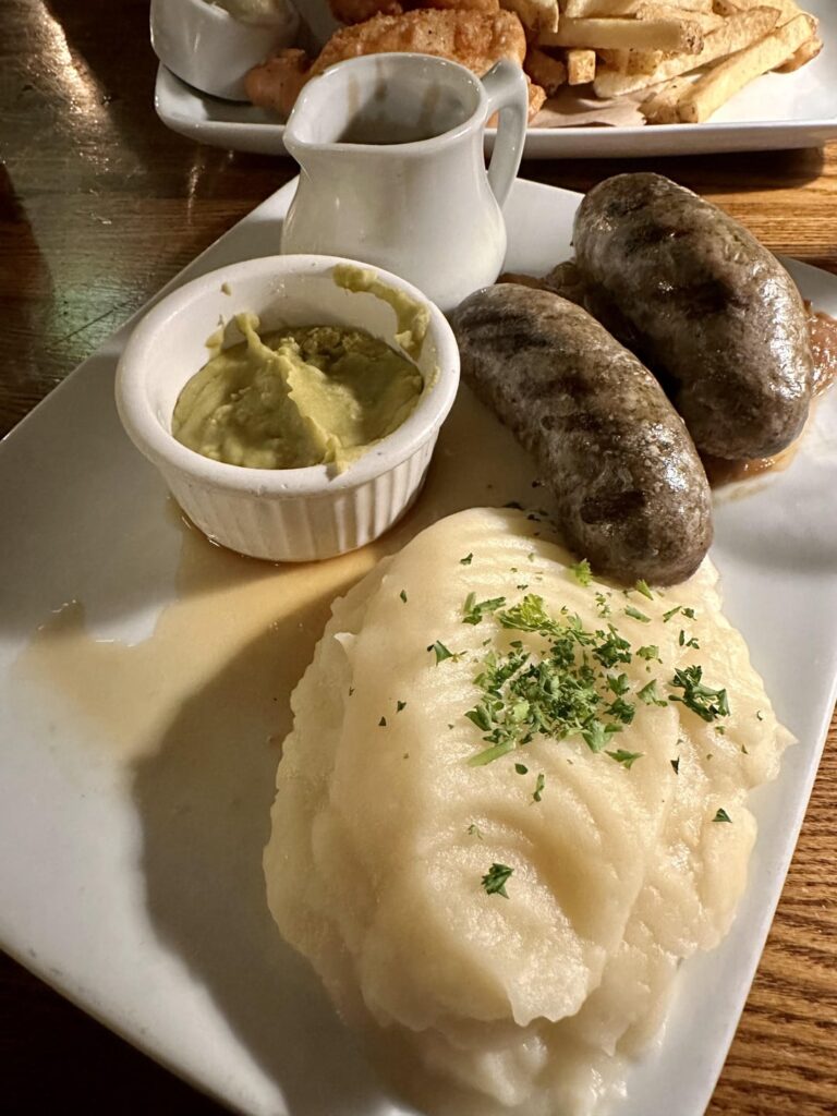 Dinner at the cat and the fiddle