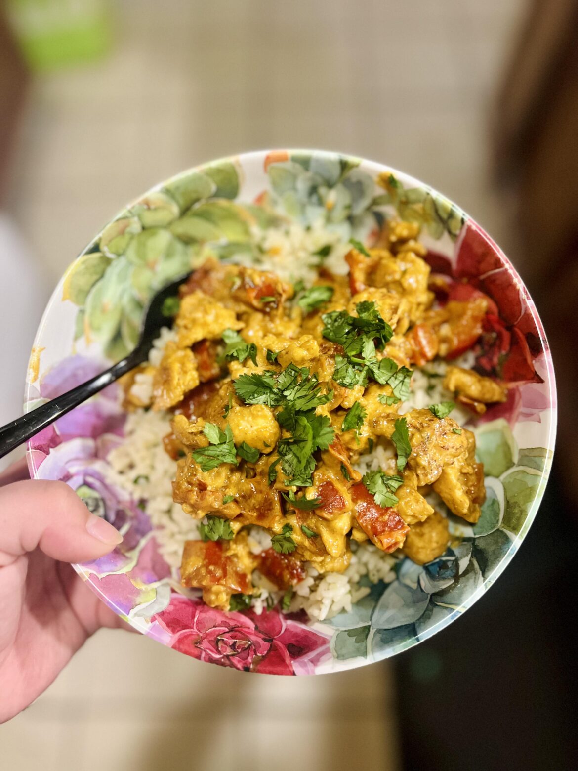 Thai coconut curry chicken - one of my new favorites! 12/10