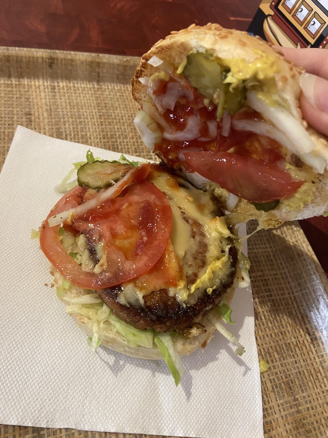 calories in burger Dining and Cooking