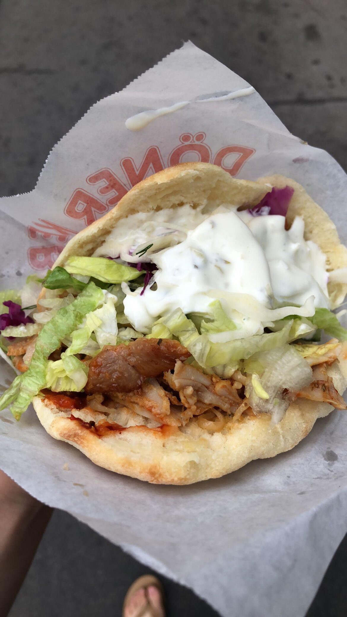 Döner Kebap from Vienna. I will make it back to Europe to get another, they’re that good.