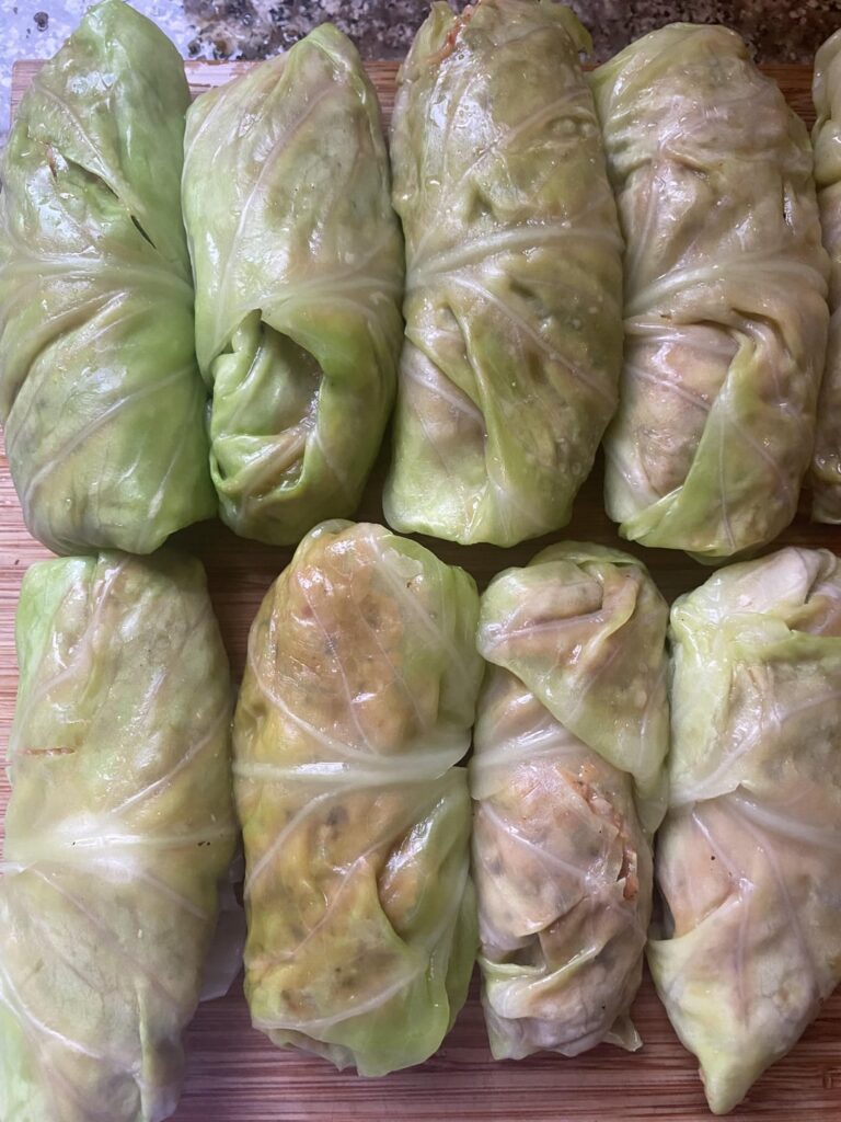 Gołąbki - polish stuffed cabbage rolls :)